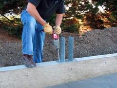 Sturdi-Wall Heavy Duty Drill Set Bracket for Concrete Foundations