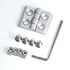 Zinc Alloy Hinge Sets door Frame Hinges For 2020 Aluminum Extrusion Profile Slo