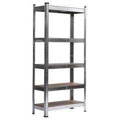 59” Heavy Duty Muscle Rack Garage Steel Metal Storage 5Shelf Adjustable Shelves