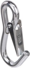 Zinc-Plated Utility Snap Hook with Spring-Loaded Closure – 4 Inches Long