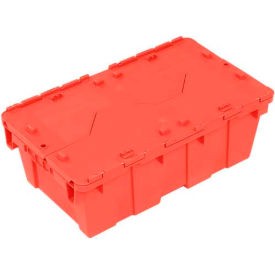 Global Industrial Plastic Attached Lid Shipping & Storage Container 19-5/8″”Lx11