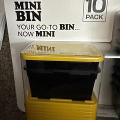 GreenMade Mini Bin 10 Pack – Stackable Storage Bins with Lids for Organizing