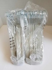 35 Non Slip Velvet Clothes Hangers with Cascading Hooks, light gray, 16.5 In