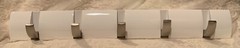 Umbra New Contemporary Modern White Wood Metal 5 Hooks Coat Hat Rack Organizer