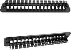2PCS Wall-Mounted Baseball Cap Organizer Rack 16-Hat Holder with Strong Adhesive