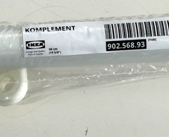 IKEA KOMPLEMENT Clothes Rail White 19 5/8″ 902.568.93 NEW