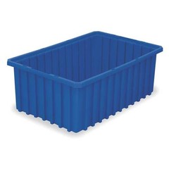 Akro-Mils 33226Grey Industrial Grade Polymer, Divider Box, Gray, 22 3/8 In L, 6