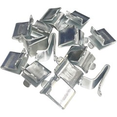 14-Piece Adjustable Alloy Steel Shelf Support Clips – Heavy-Duty & Durable