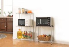 Wire Shelving 5 Tier Storage Rack Shelf Shelves Unit Kitchen Organizer Holders