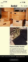 Record LP Crate, Storage Box, Solid Walnut, Dovetail Joinery, Symbol Audio