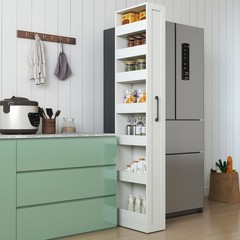 7 Tier multi-functional pull-out multi-tier storage Single-sided open shelf