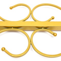Gold Metal Wedding Arch Square 205 cm Iron Backdrop – Easy Assembly