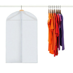 4× Garment Bags Clear Zipper Clothes Cover Closet Storage Bag For Coat Jacket US