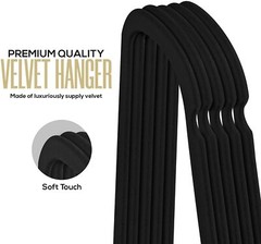 Utopia Home Velvet Hangers Clothes Heavy Duty Non Slip Hangers (30 & 50 Pack)