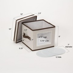 China Salad Plate Storage Box Windowed Panel Stackable Foldable Lid Handle