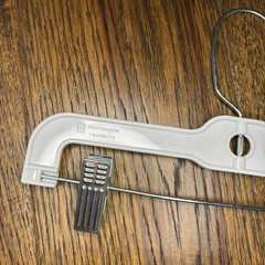 Plastic Pants Hangers with Clips Clothing 12 Pack Randy Hangers Approx 11 inches