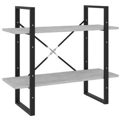 Bookshelf Book Cabinet Shelving Unit for Living Room Engineered Wood vidaXL
