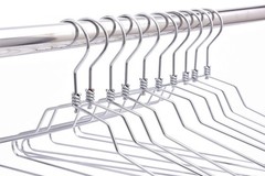 16″ Quality Metal Hangers 120-Pack Swivel Hook Stainless Steel Heavy Duty Wir…