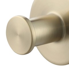 6 Count Modern Matte Gold Wall Robe Hooks Mainstays