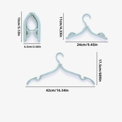 Clothes Hanger 5Pcs/10Pcs Foldableable Portable Travel Portable Clothes Hanging