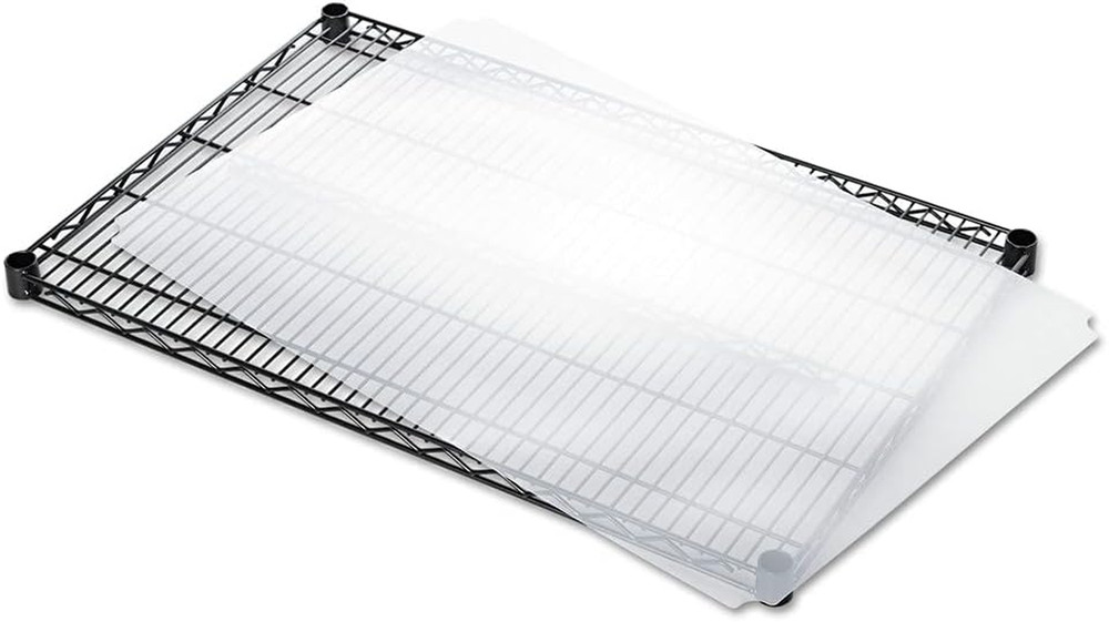 ALESW59SL3624 Plastic 36 In. X 24 In. Shelf Liners for Wire Shelving – Clear (4/