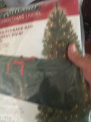Christmas Tree Storage Bag 54″ x14 1/2″ x18 1/2″ Ashland Dk Green Up To 9′ 208B