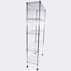 Silver 5-Tier Heavy Duty Metal Freestanding Garage Storage Shelving Unit (13.78