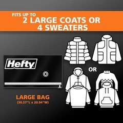 Vacuum Storage Bags Clothing Travel Bedding Space Saver 4 Pack