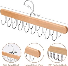 Bra Hanger for Closet 2 Pack Premium Wood Tank Top Hanger Space Saving
