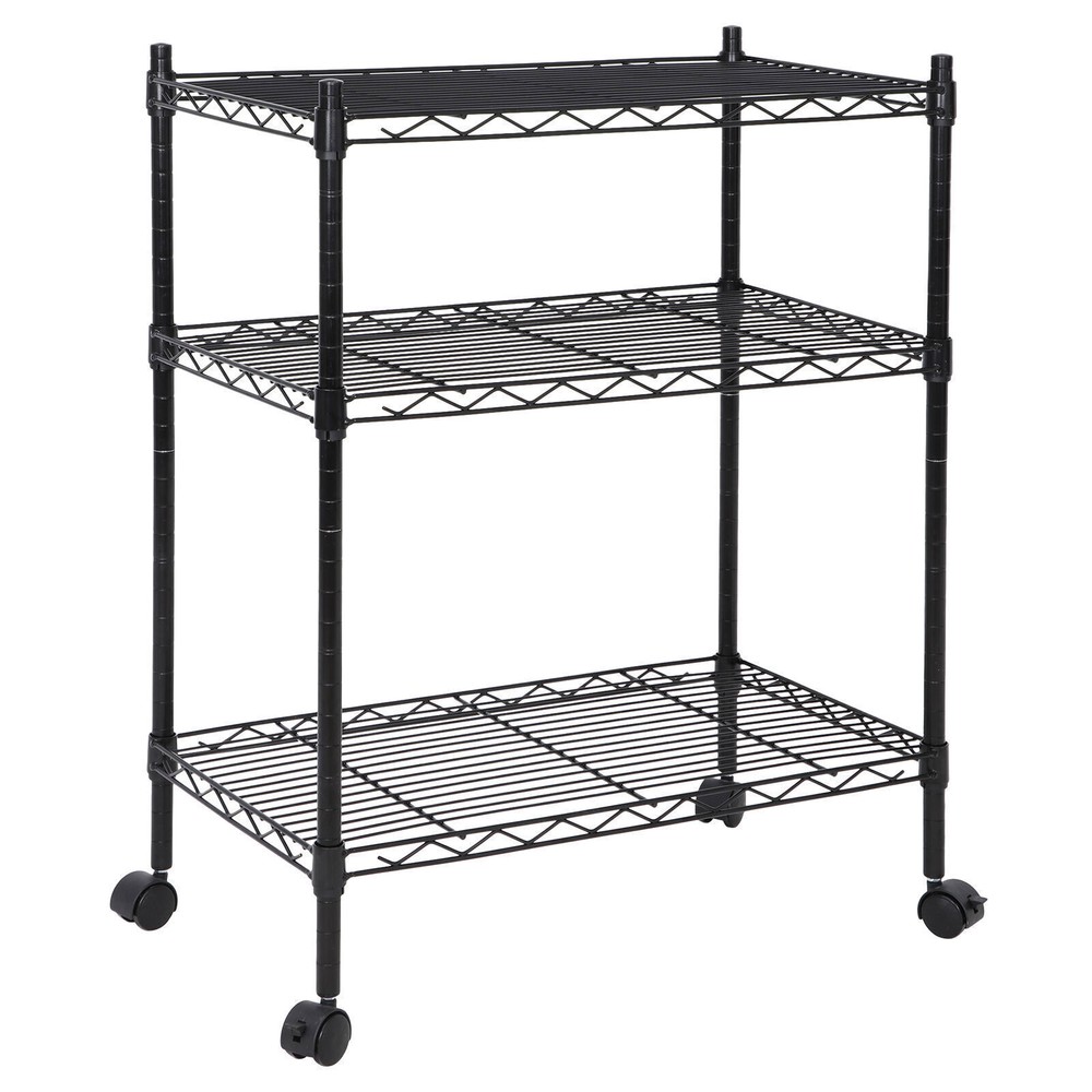 3/4/5-Shelf Storage Shelving Unite Metal Organizer Wire Rack for Kitchen Garage