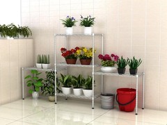 New 5 Tier Wire Shelving Rack Adjustable Shelf Storage Unit Heavy Duty Silver