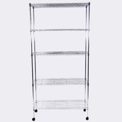 Silver 5-Tier Heavy Duty Metal Freestanding Garage Storage Shelving Unit (13.78