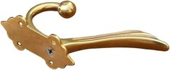 2Pcs Antique Solid Brass Clothes Hooks, Entryway Coat Hooks, Scarf and Jacket Ha