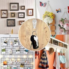 30pcs Concrete Wall Hooks, Non-Trace Picture Hanger for