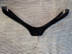 CHANEL Authentic Black Large Velvet CC Gold Hangers For Jackets Coats