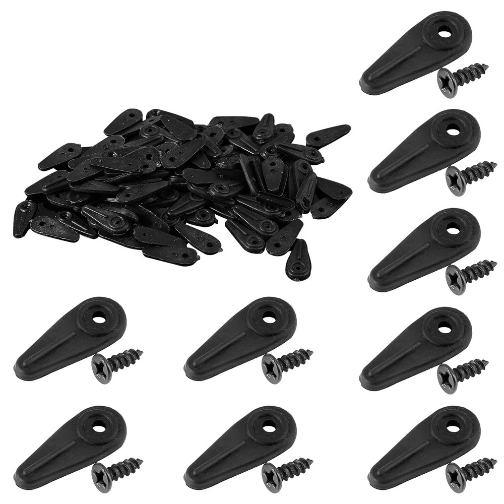 100 PCS Picture Turn Button Fasteners, 100 Screws, Type 1, Frame Hardware, Clips