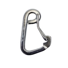 3/8″ Harness Clip Spring Gate Snap Hook Carabiner Hook Stainless Steel T316