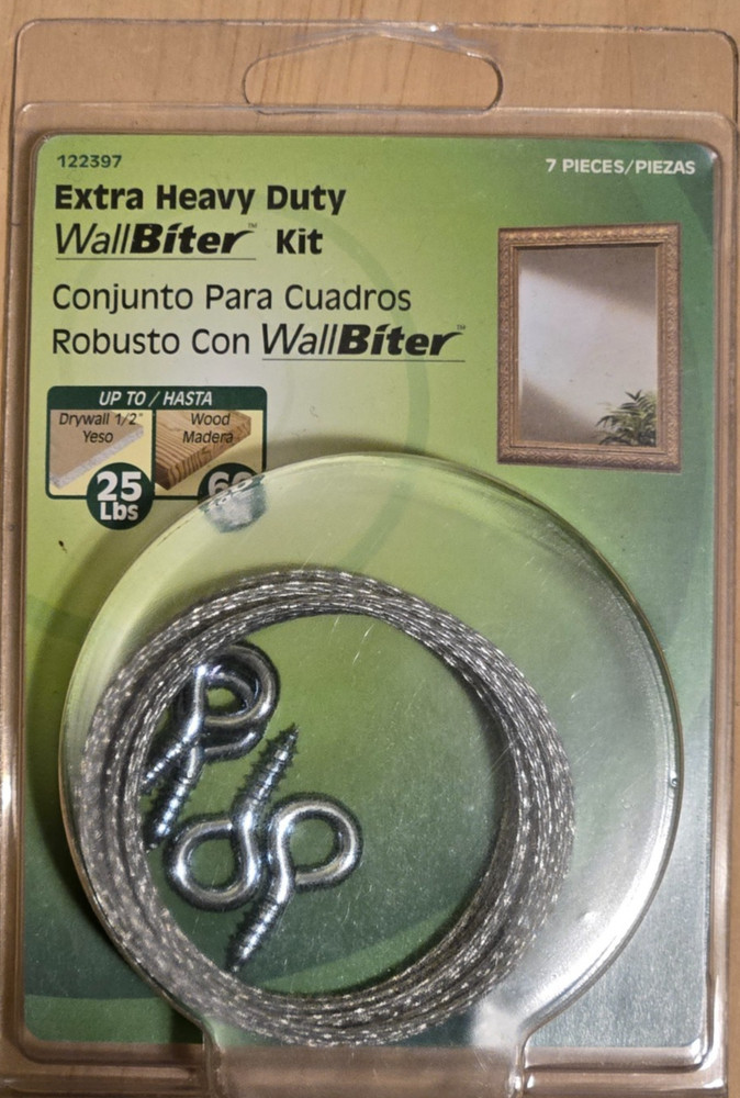 Extra Heavy Duty Wall Biter Kit for Hanging Heaviy Items