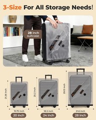 Travel Vacuum Bags 12 Pack with Wireless Pump Space Saver Set for Suitcase Home