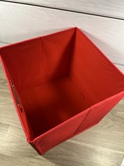 Relaxed Living (Set Of 2) Decorative Storage Bins 10.5×10.5×11 Christmas Holiday