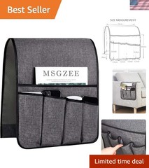 High-Quality Polyester Sofa Organizer – Foldable Armrest Caddy for Living Room