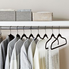 Non-Slip Velvet Hangers Ultra Slim Space Saving Clothing Organizer New