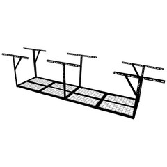 2x8FT Overhead Garage Storage Rack,Adjustable Storage Organization System 2x8FT