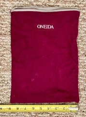 Oneida Silver Tarnish Keeper Storage Zipper Bags Two 15″ X 15″ & One 12″ X 9″