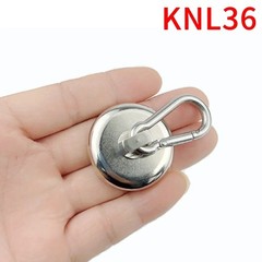 66 kg Heavy Duty Magnet with Carabiner Hook, Strong Magnetic Hooks for Hanging