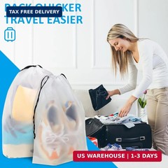 COIDEA, Waterproof Travel Drawstring Shoe Bags for Packing, Storage, Travel Esse
