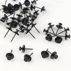 30 Pcs Double Headed Picture Hanging Nails Double Headed Thumb Tacks For Wall