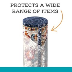 Clear Furniture Cover 134×46 Reusable Protector Moving Storage Dust Stains New