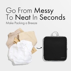 (Not Made In China) Compression Packing Cubes For Travel, Suitcase and Luggag…