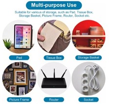 30 Sets Double-Sided Adhesive Wall Hooks – Utility Hanger Suction Cup Holders